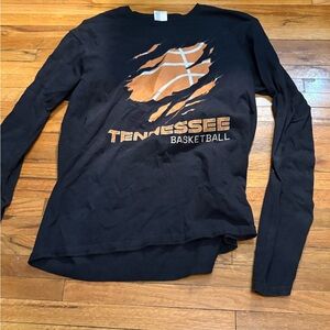 Tennessee Basketball Black Long Sleeve Tee